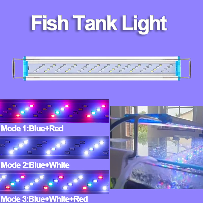 Aquarium Plant Growth Light - Fish Tank Light 18cm 28cm 38cm