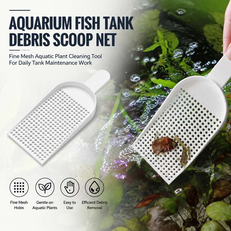 Planted Aquarium Cleaning - Aquarium Fish Tank Debris Scoop Net