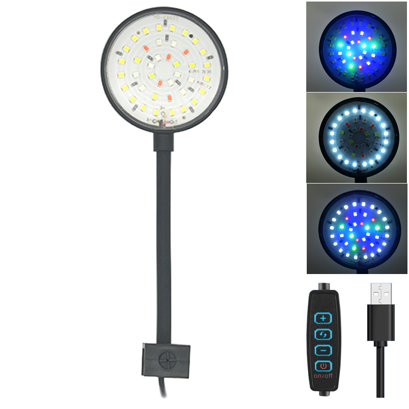 USB Aquarium LED Lamp Fish Tan - Aquarium Plant Growth Light 评论和价格