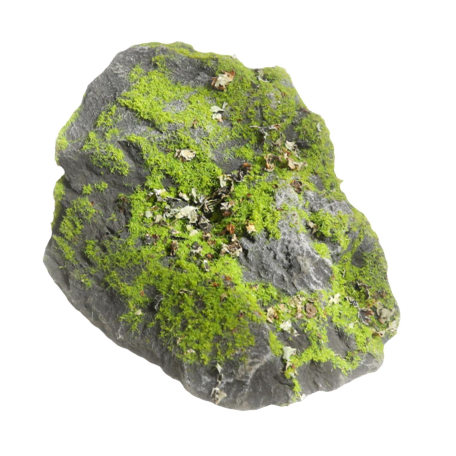 Fake Moss Stone Realistic Gree - Aquarium Plant Grass 评论和价格