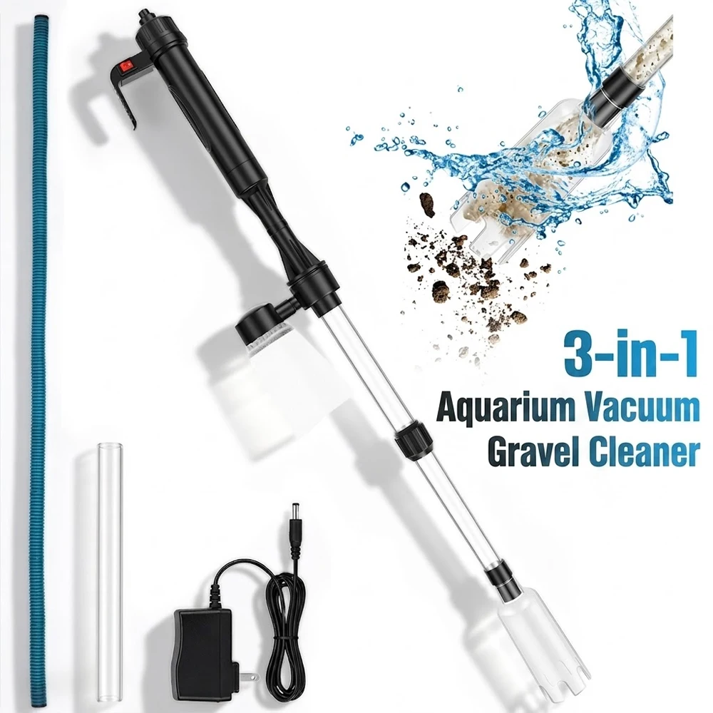 Aquarium Vacuum Gravel Cleaner - Planted Aquarium Cleaning 评论和价格