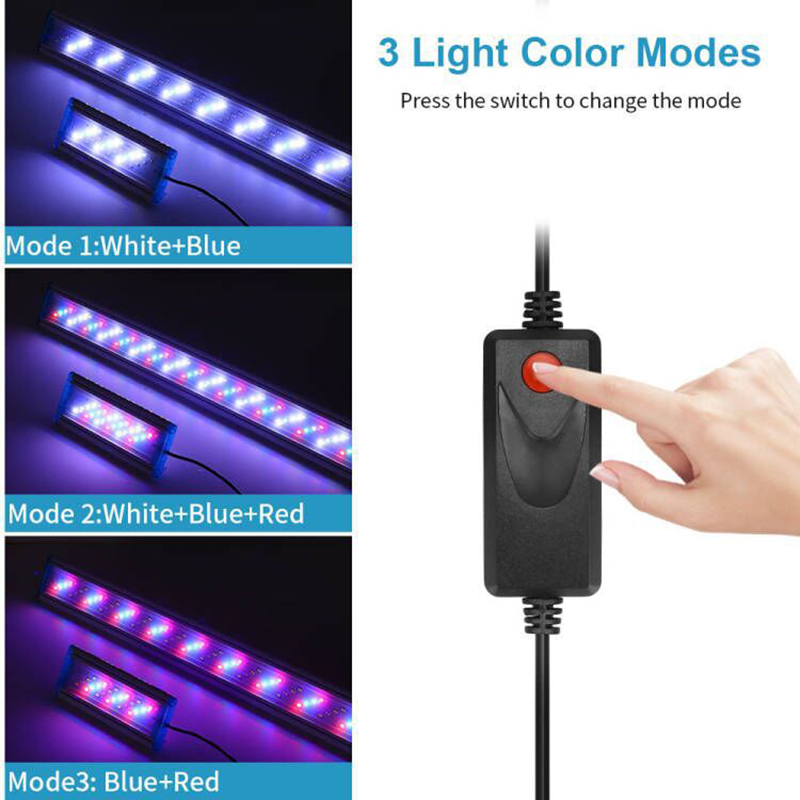 Fish Tank Light 18cm 28cm 38cm - Aquarium Plant Growth Light 评论和价格