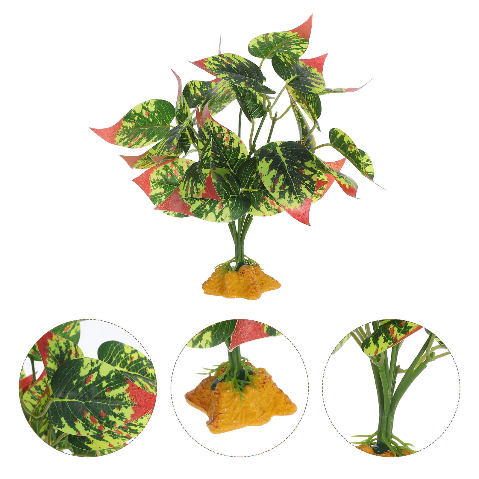 Lifelike ABS Artificial Plants - Aquarium Plant Grass 评论和价格
