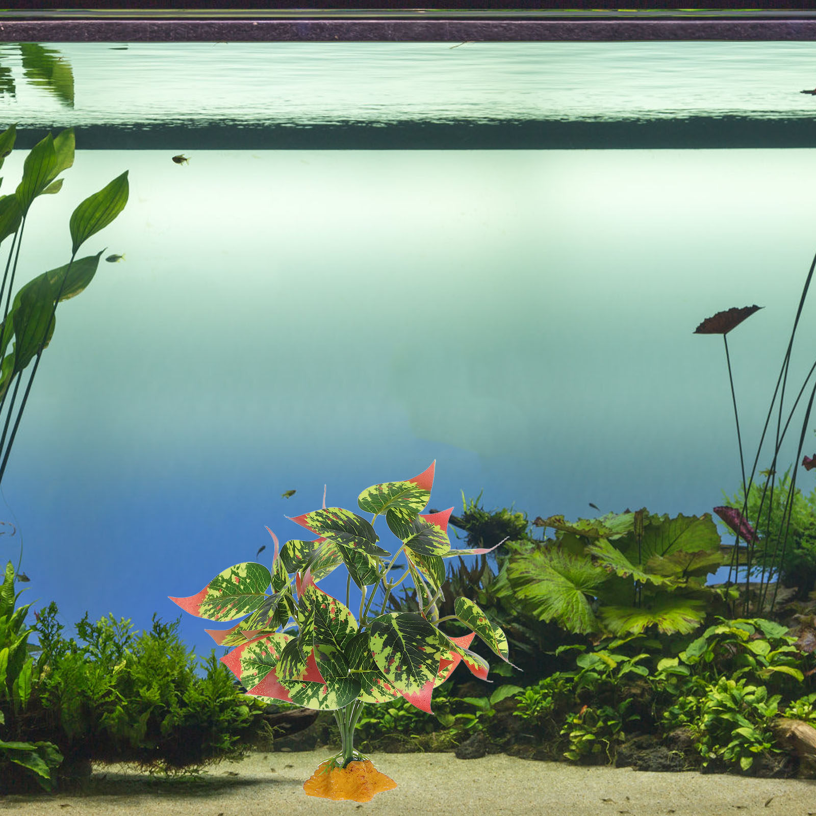 Lifelike ABS Artificial Plants - Aquarium Plant Grass 评论和价格