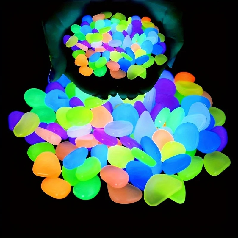 50-200pcs Glow in The Dark Peb - Planted Aquarium Supplies 评论和价格