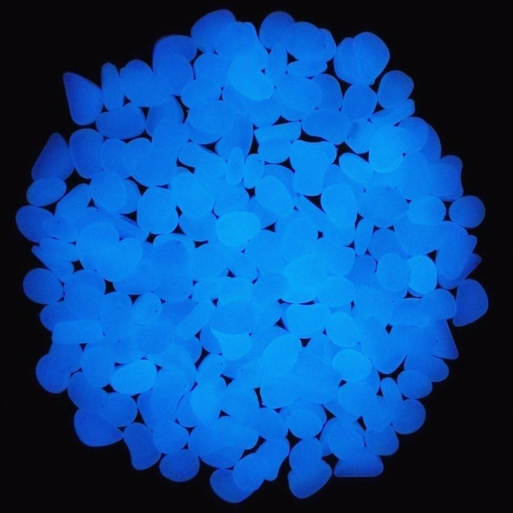 Fish Tank Rocks Glow Blue Pebb - Aquarium Plant Nursery 评论和价格