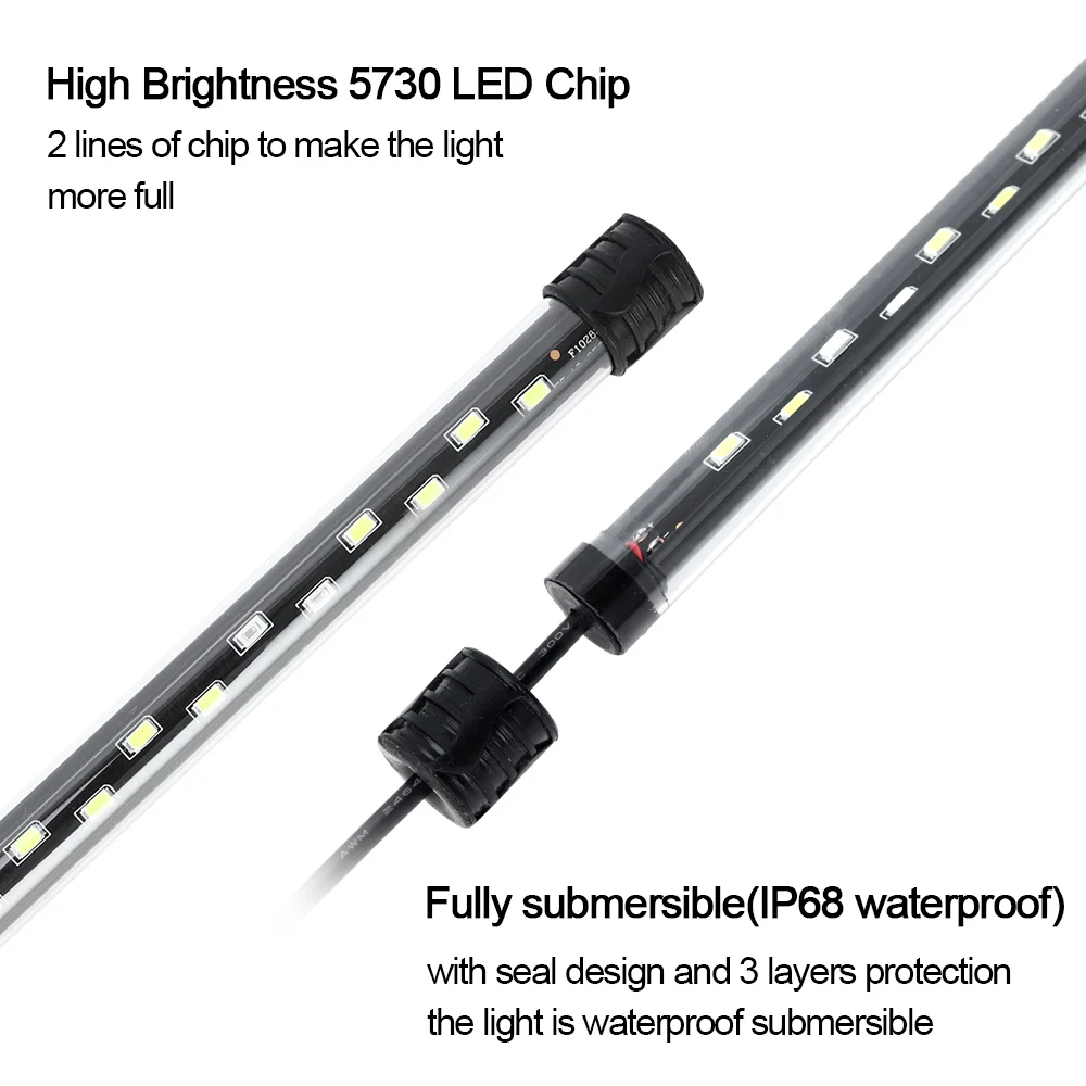 58CM  Aquarium Light LED Plant - Aquarium Plant Nursery 评论和价格