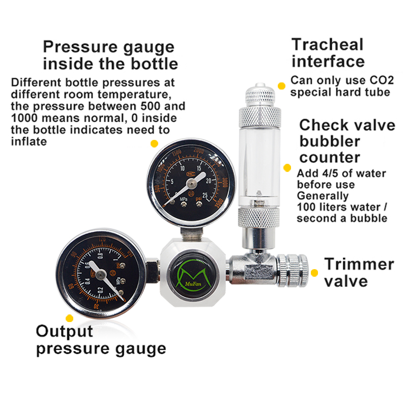 Aquarium CO2 Regulator Magneti - Aquarium Plant Nursery 评论和价格