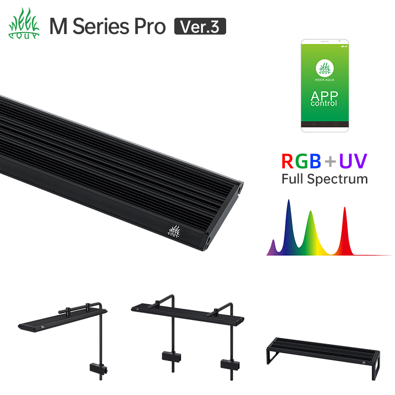 Week Aqua M Series RGB UV LED  - Aquarium Plant Growth Light 评论和价格