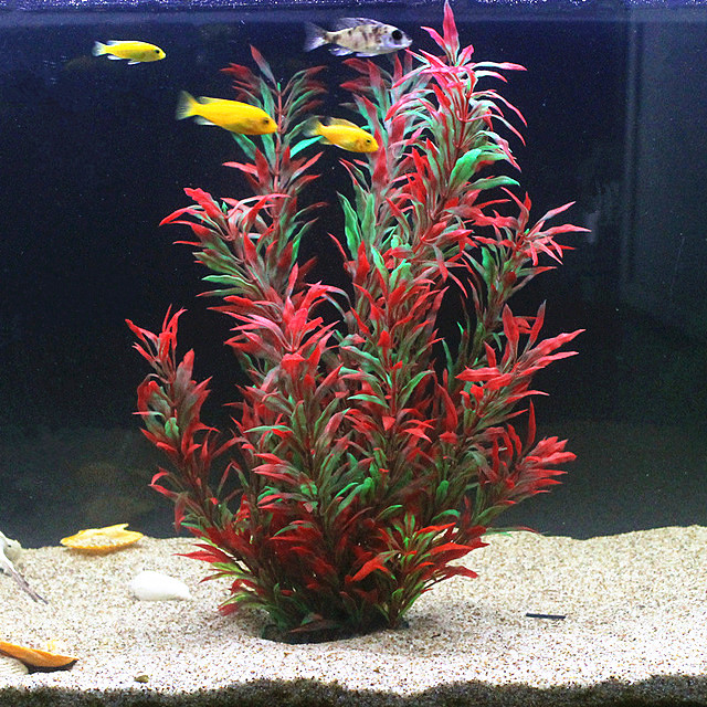 50CM Artificial Fish Tank Rare - Aquarium Plant Grass 评论和价格