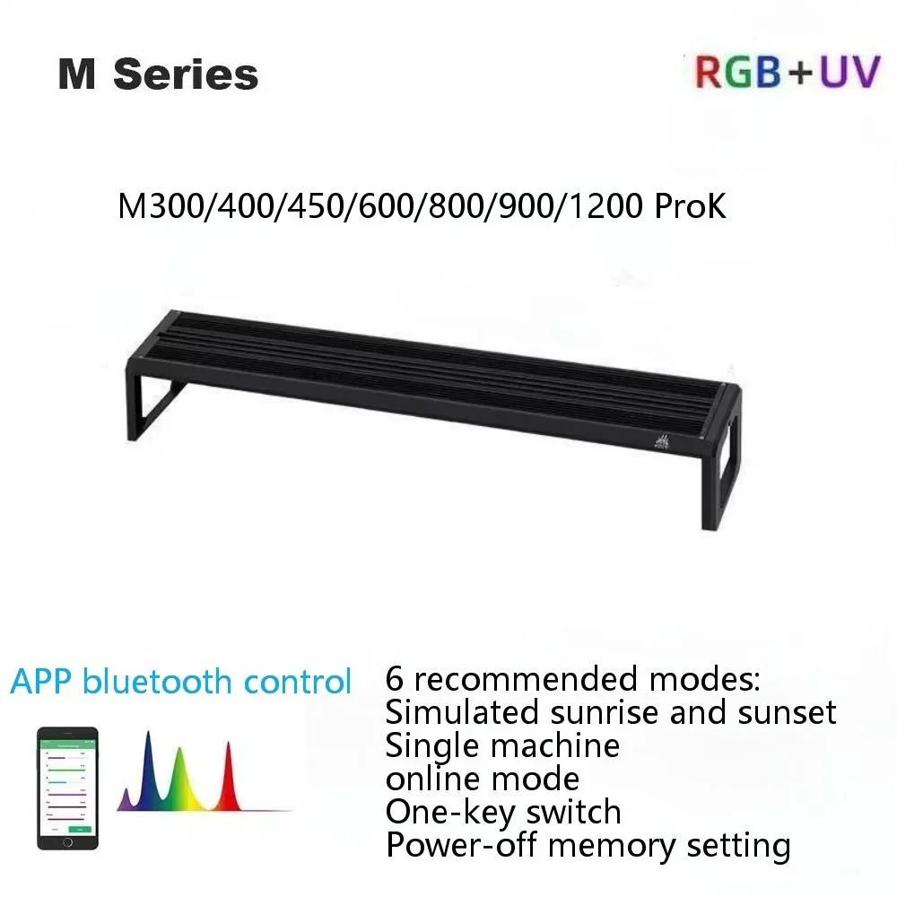 Week Aqua M Series RGB+UV Wate - Aquarium Plant Growth Light 评论和价格